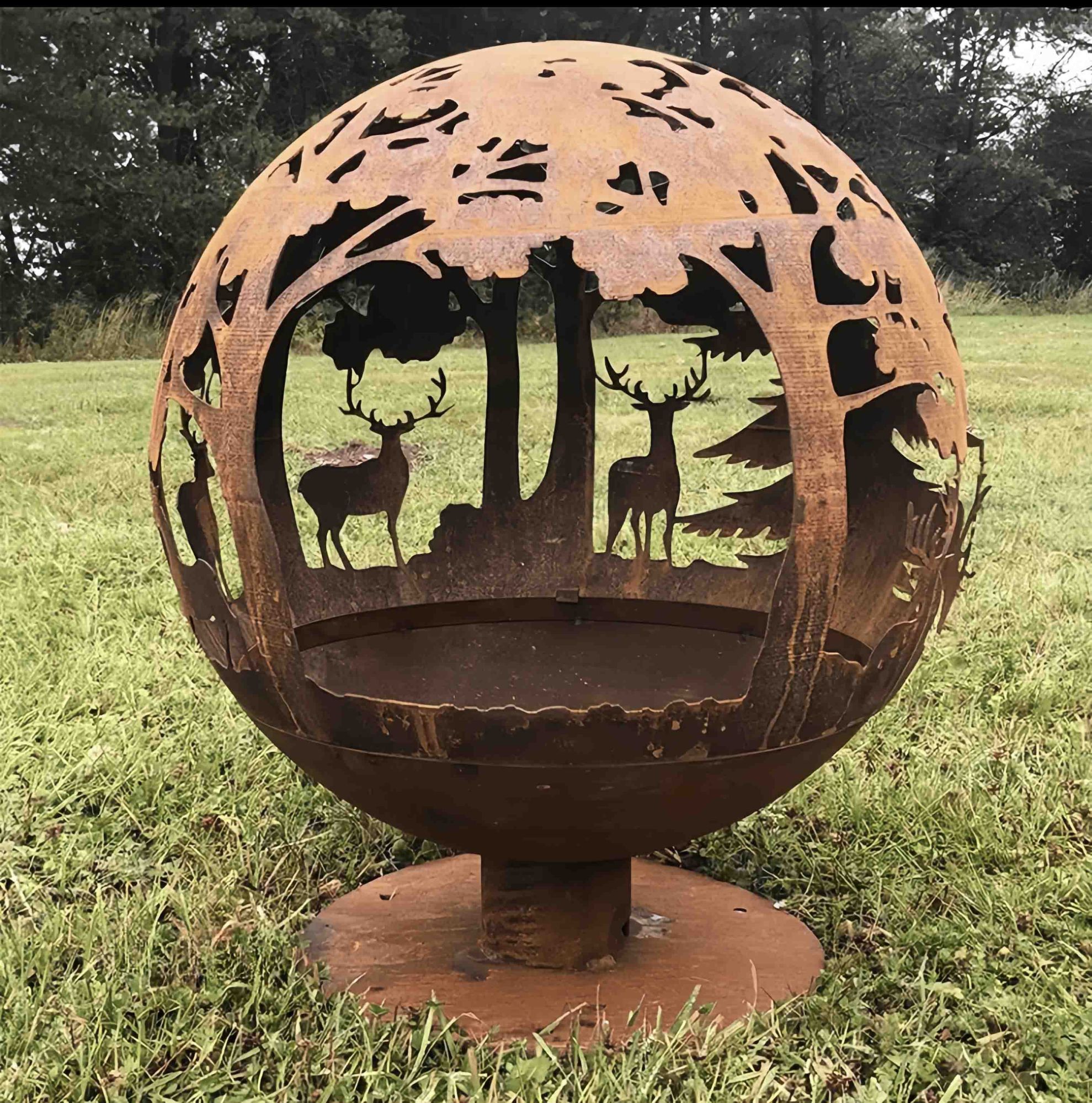 Laser silhouette sphere