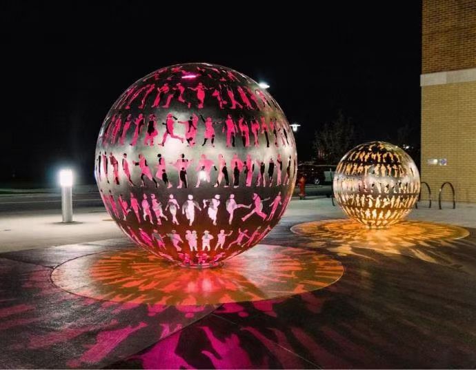 Stainless Steel Spherical Landscape Lamp