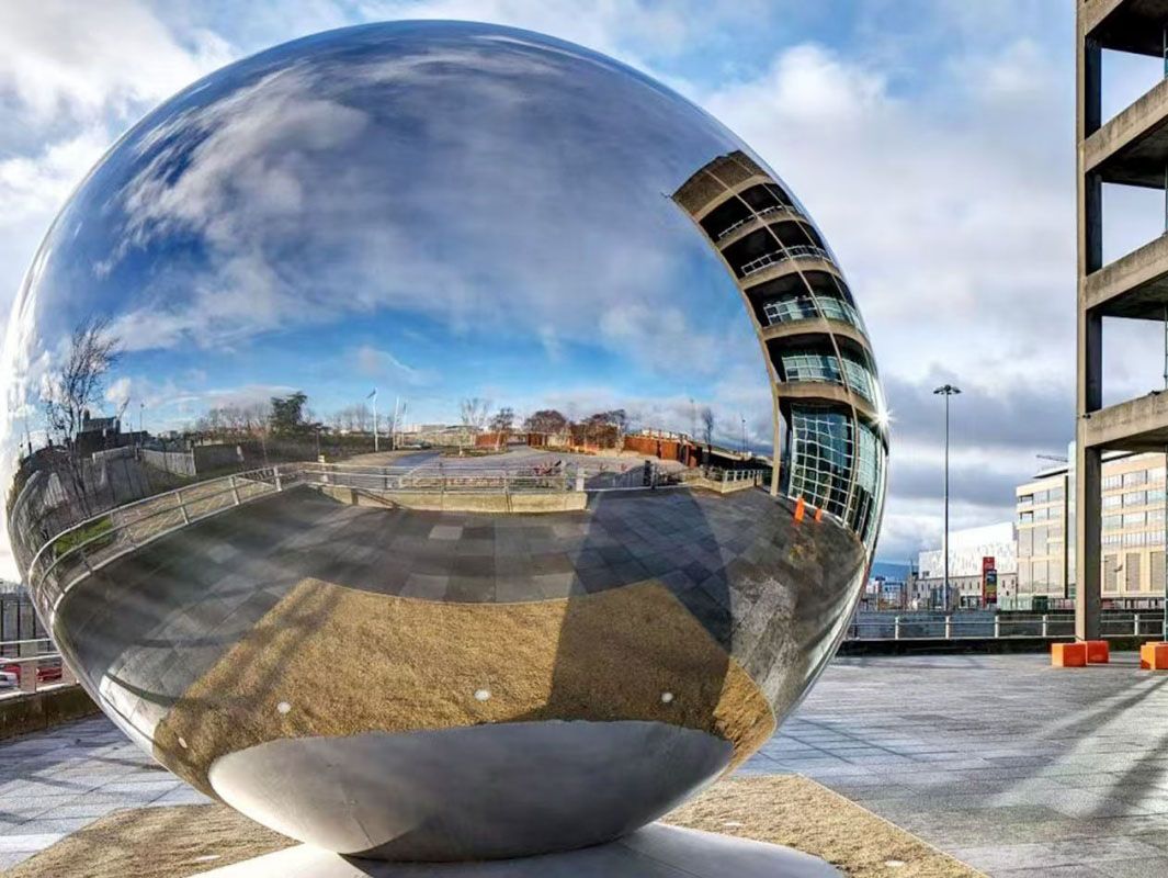 Shining Stainless steel hollow ball