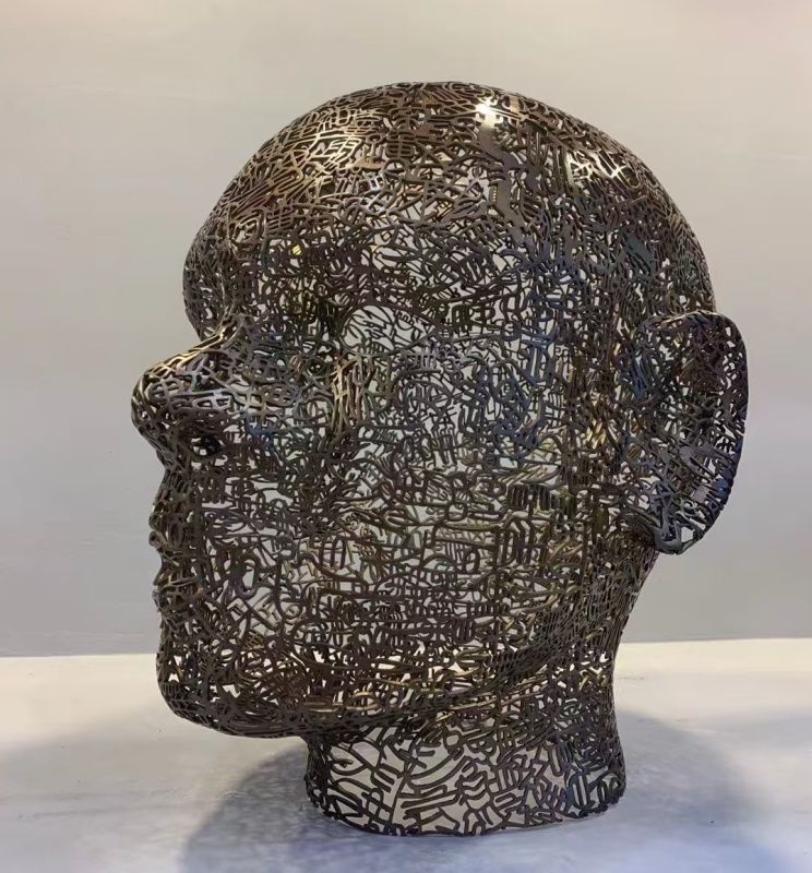 Stainless steel figure carvings