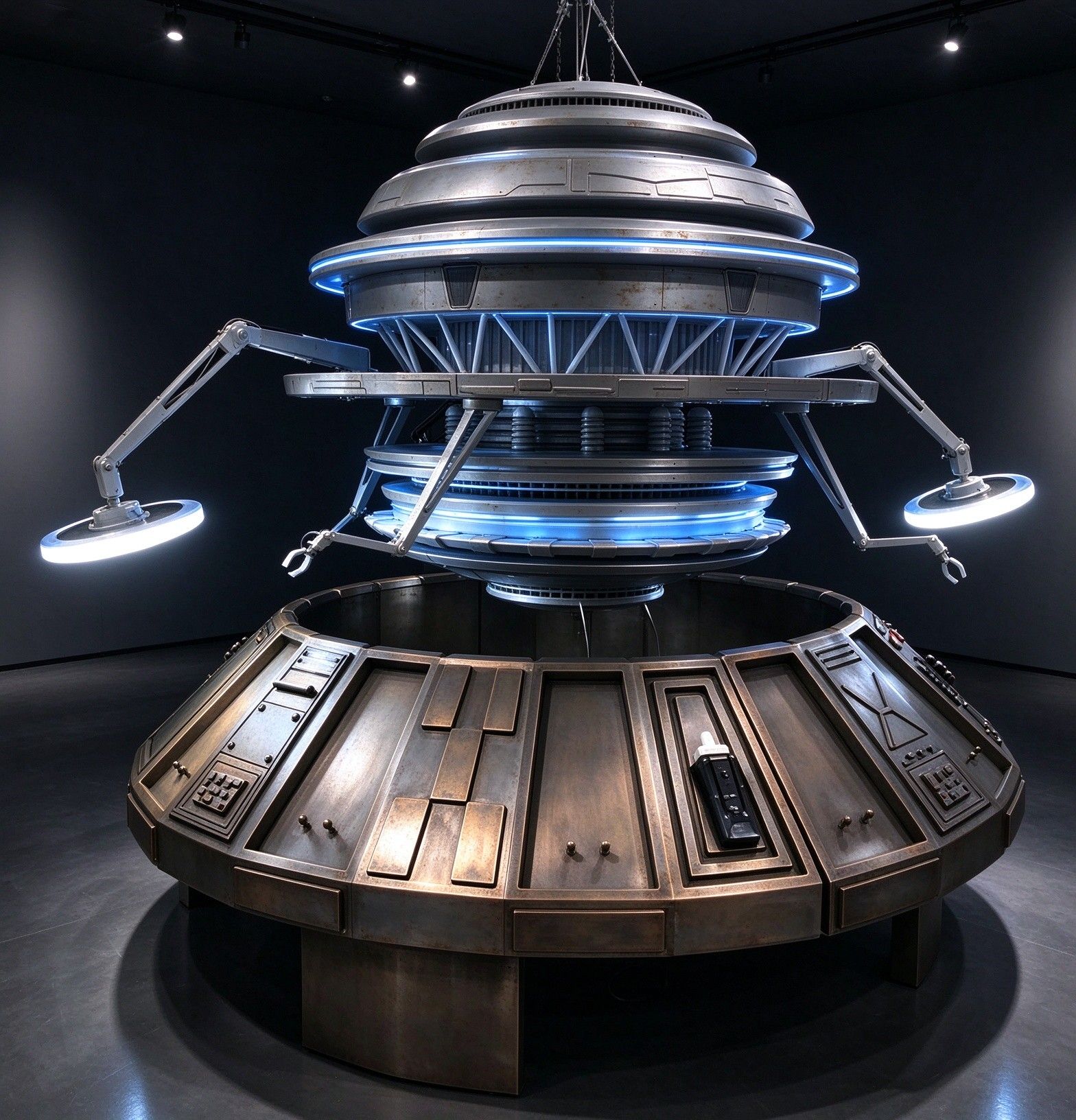 Custom Stainless Steel Sci-Fi Installation