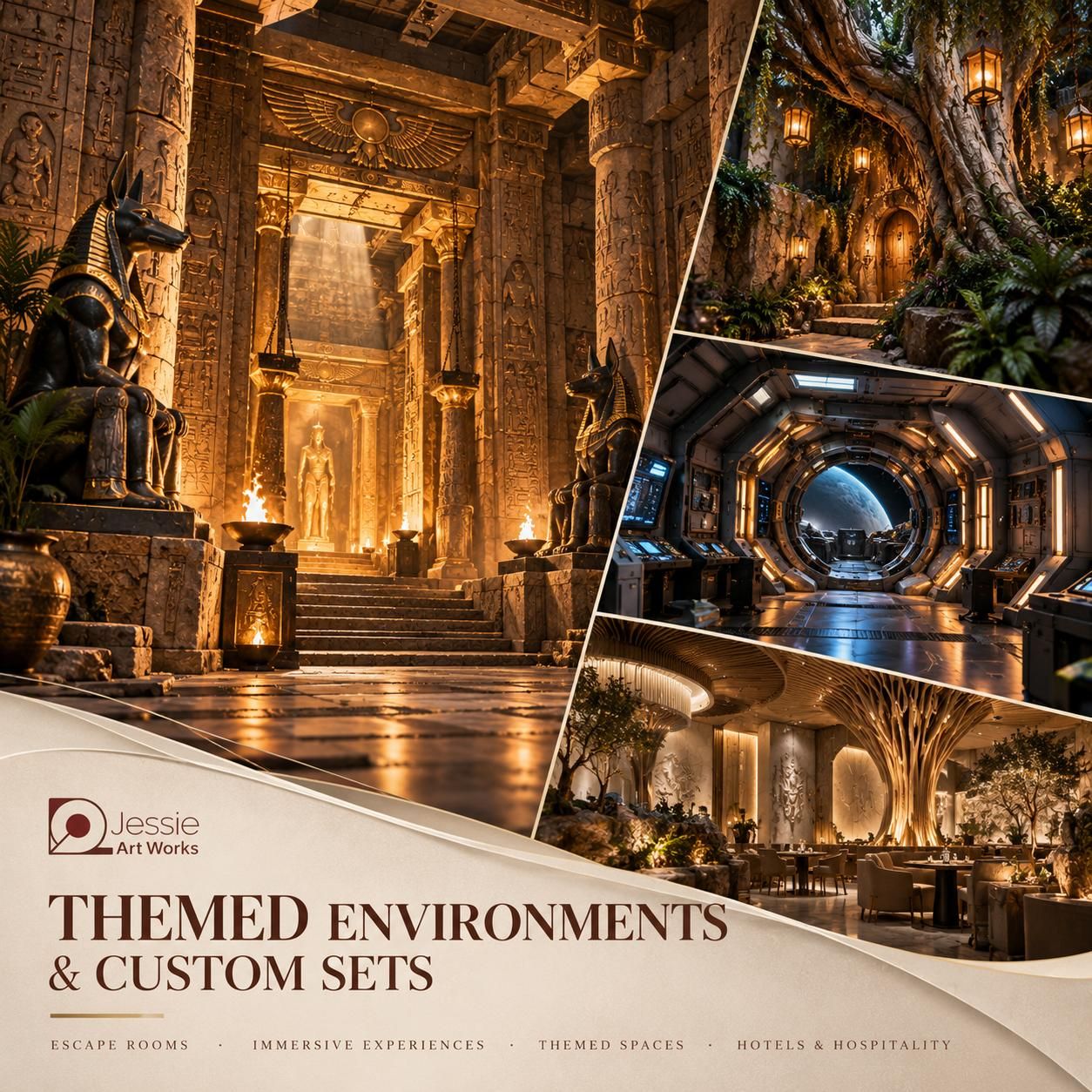 Custom Themed Environments & Sets
